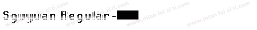 Sguyuan Regular字体转换